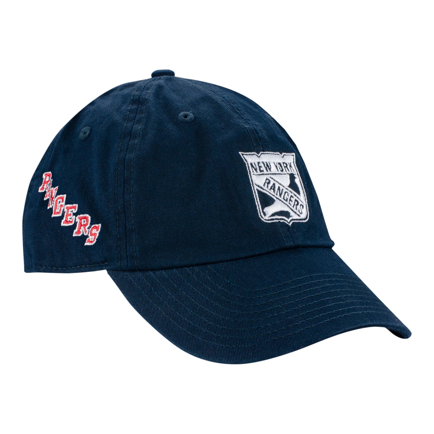 New York Rangers Tuscaloosa Clean Up Vintage Navy 47 Brand Adjustable Hat