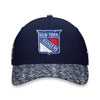 Fanatics Rangers 22-23 Playoff Participant Locker Room Structured Adjustable Hat - Front View