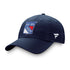 Fanatics Rangers 22-23 Playoff Participant Unstructured Adjustable Hat - In Navy - Left View