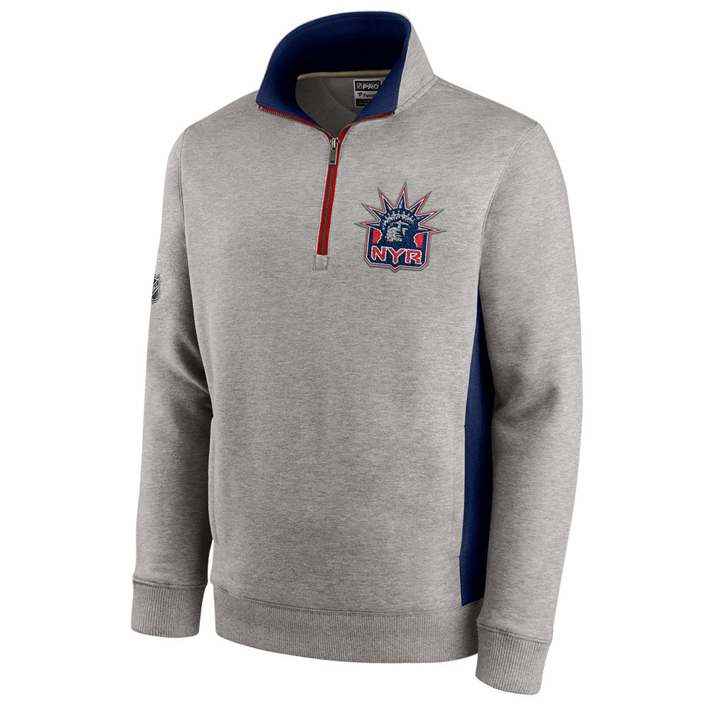 New York Rangers Fanatics Branded Authentic Pro Pullover Shirt