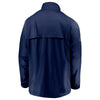 Men's Rangers Liberty Rink Full Zip Jacket in Dark Blue - Back View