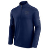 Fanatics Rangers Authentic 21-22 Training 1/4 Zip Jacket in Blue - Front View