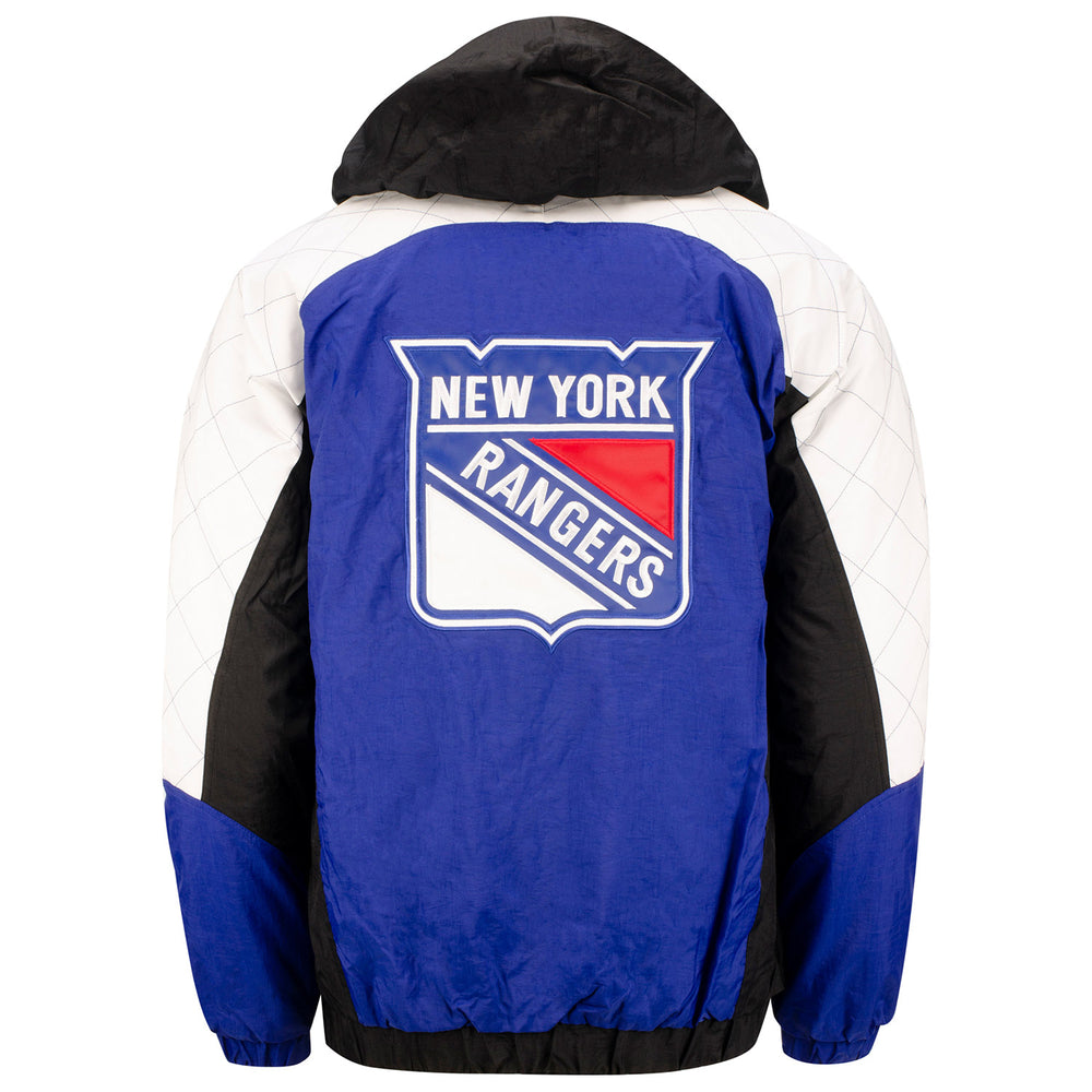 Beige STARTER Vintage NEW YORK RANGERS retro throwback sweater