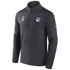 Fanatics Rangers 22-23 Playoff Participant 1/4 Zip Pullover - In Grey - Front View