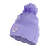 Adidas Rangers Hockey Fights Cancer Cuff Pom Knit in Purple - Front Left View
