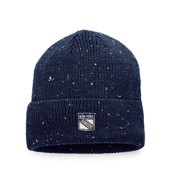 Fanatics Rangers Authentic Pro Road Merino Wool Cuff Knit In Blue - Front View