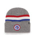 '47 Brand Rangers Highline Cuff Knit In Grey, White, Red & Blue - Front View