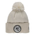 New Era Rangers Exclusive Established Circle Patch Pom Knit Hat - Front View