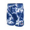 Rangers Splash Swim Tie Dye Shorts in Blue - Front View