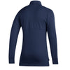Adidas Rangers Primary Logo 1/4 Zip Pullover in Navy - Back View