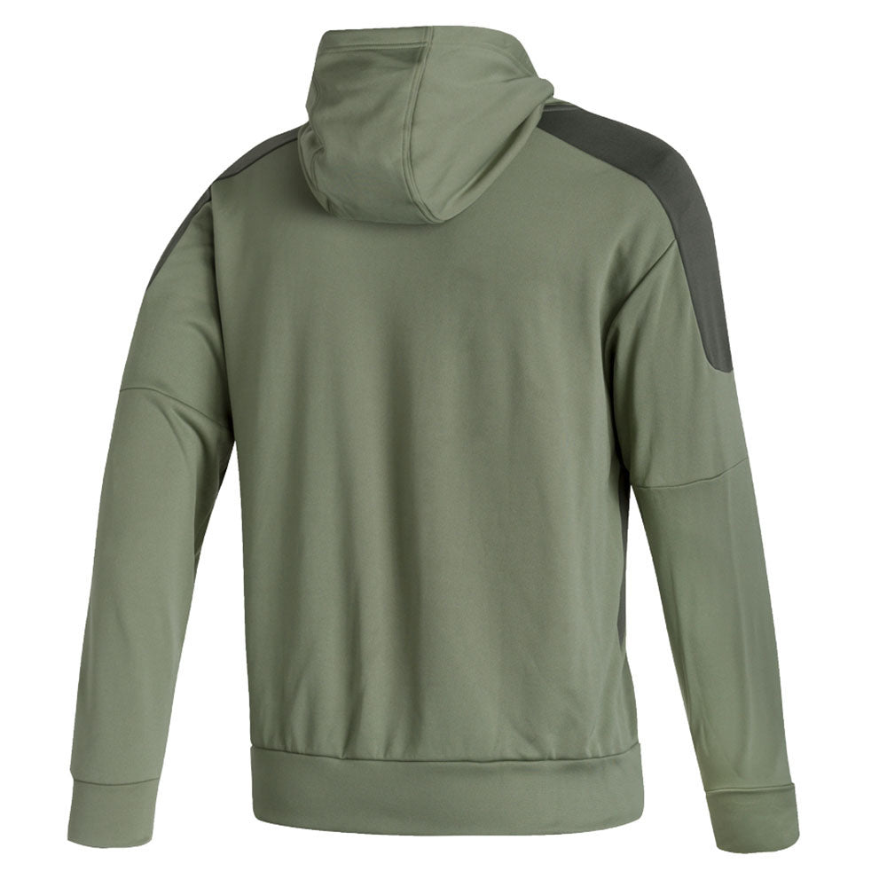 Adidas Rangers Military Appreciation Hoodie in Green - Back View