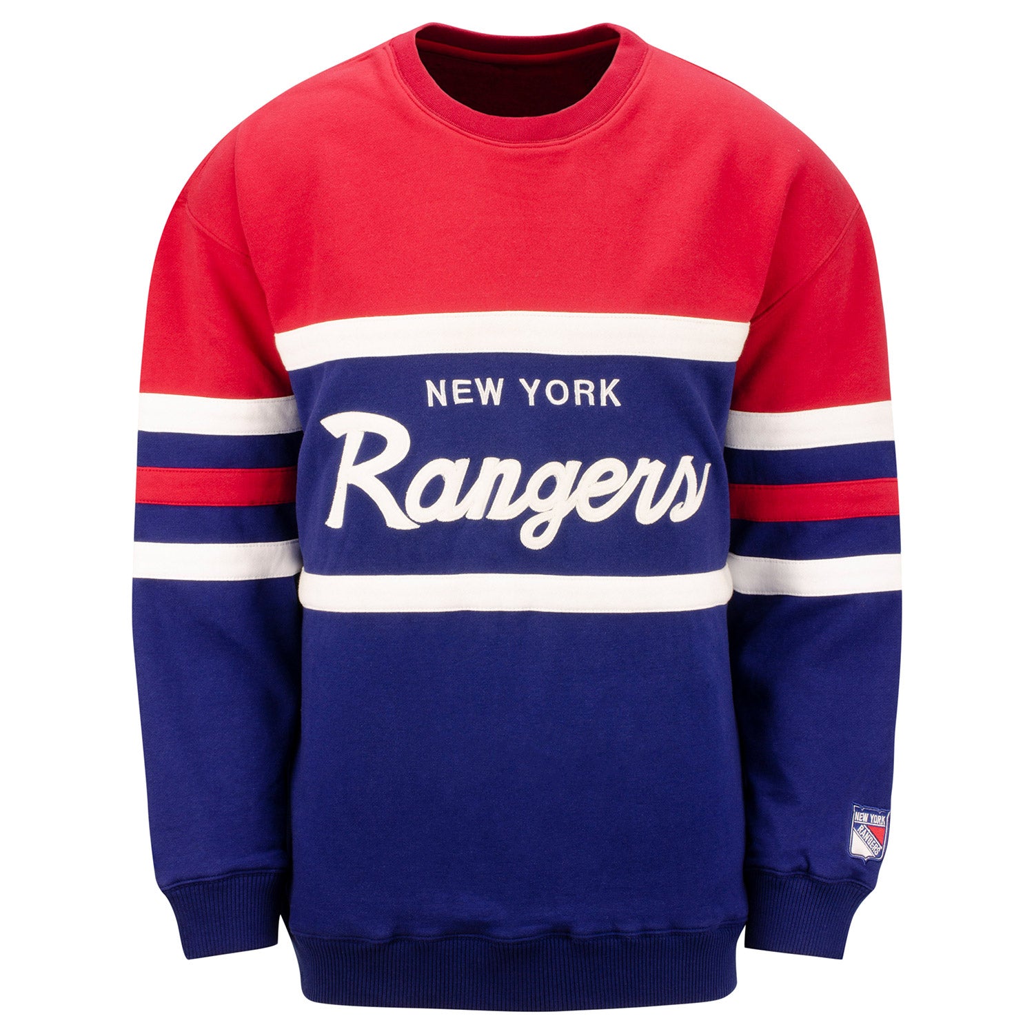 Mitchell & Ness Rangers All Over Crew Sweater