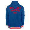 New Era Rangers Established Back Ribbed Hood In Blue - Back View