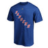 Mika Zibanejad Rangers Name & Number T-Shirt in Blue - Front View