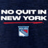 Fanatics Rangers No Quit in New York T-Shirt in Blue - Logo Graphic