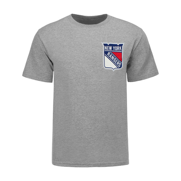 Mitchell & Ness Rangers Left Wing Tee in Grey - Front View