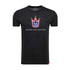 Crown Collection Logo Tee New York Rangers in Black - Front View