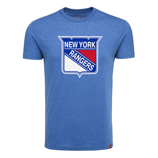 Products Sportiqe Rangers Comfy Tee in Blue - Front View