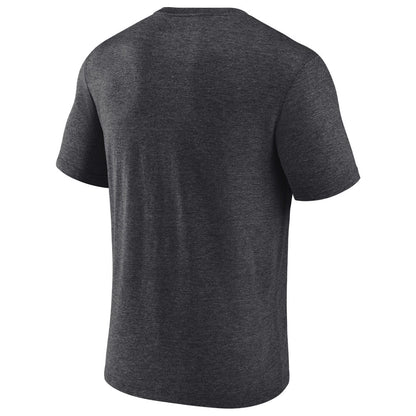 Fanatics Rangers 21-22 Playoff Participant Wraparound Tee in Grey - Back View