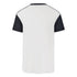 47 Brand Rangers White Wash Double Header Cannon Tee in White - Back View