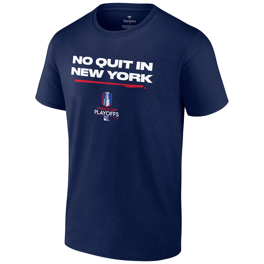 New York Rangers 2013 Playoffs Believe Blue Shirt Size XL PROMO