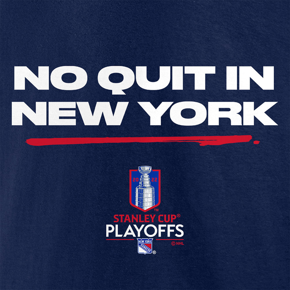 No Quit in New York 21-22 New York Rangers Stanley Cup Playoff T-Shirt -  Kingteeshop