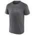 Fanatics Rangers Lights Out Synthetic Tee In Grey - Front View