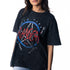 Wild Collective Rangers Band Tee In Black - Front View On Model