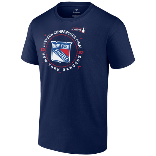Fanatics 2022 Eastern Conference Final Participant Tee in Blue - Front View