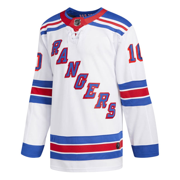 Artemi Panarin Adidas Authentic Road Jersey in Red, White and Blue - Front View