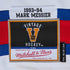 Mitchell & Ness Rangers Mark Messier 1993 Home Jersey In Blue - Zoom View On Left Hip Graphic