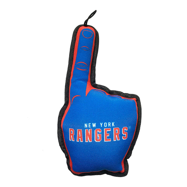 New York Rangers Pet #1 Fan Toy in Blue - Back View