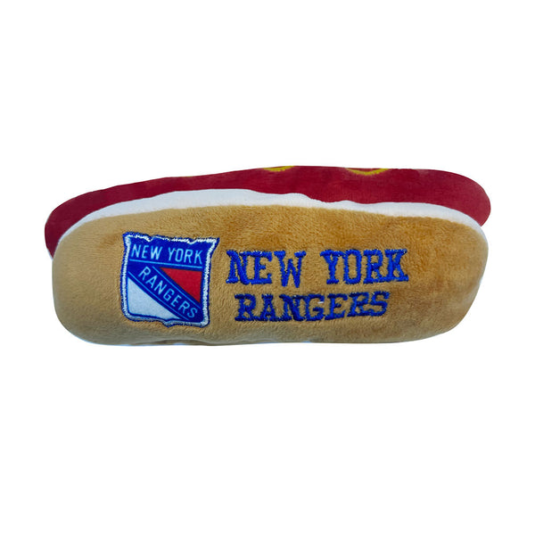 New York Rangers Pet Hot Dog Toy