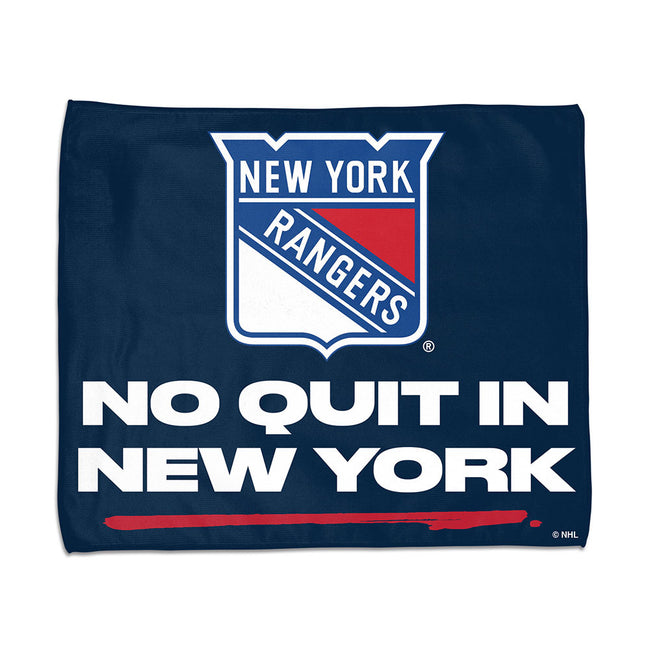 NY RANGERS SHIRT SGA XL RALLY TOWEL NHL STANLEY CUP PLAYOFFS NO QUIT  BLUESHIRTS