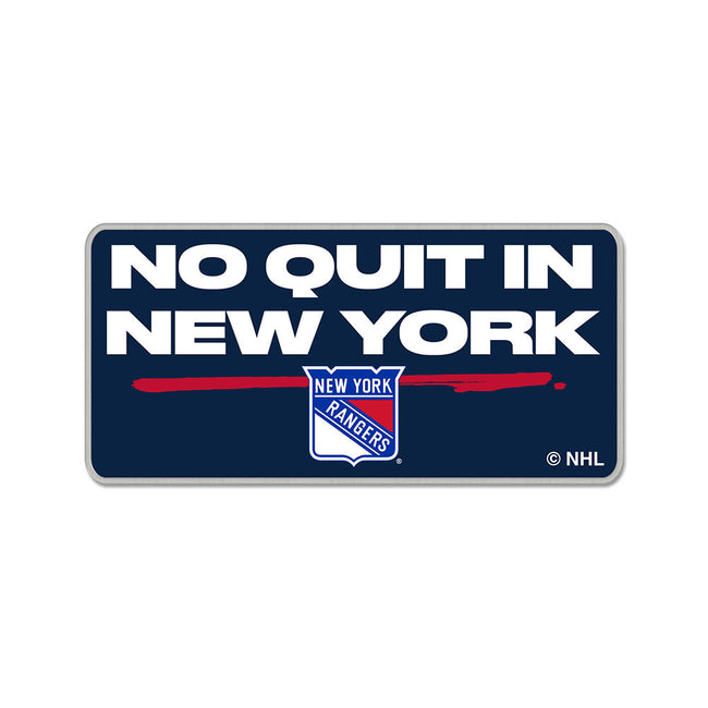 NY Rangers, No Quit, No Quit In New York T-Shirt