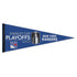 21-22 Rangers Playoff Participant Pennant in Blue - Front View