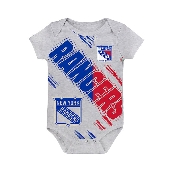 Infant Rangers Dribbles Creeper in Grey - Front View