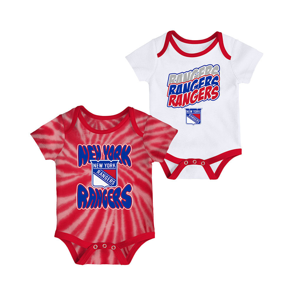 Newborn & Infant Blue New York Rangers Jersey Bodysuit