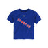 Toddler Rangers Igor Shesterkin Name & Number Tee In Blue, Red & White - Front View