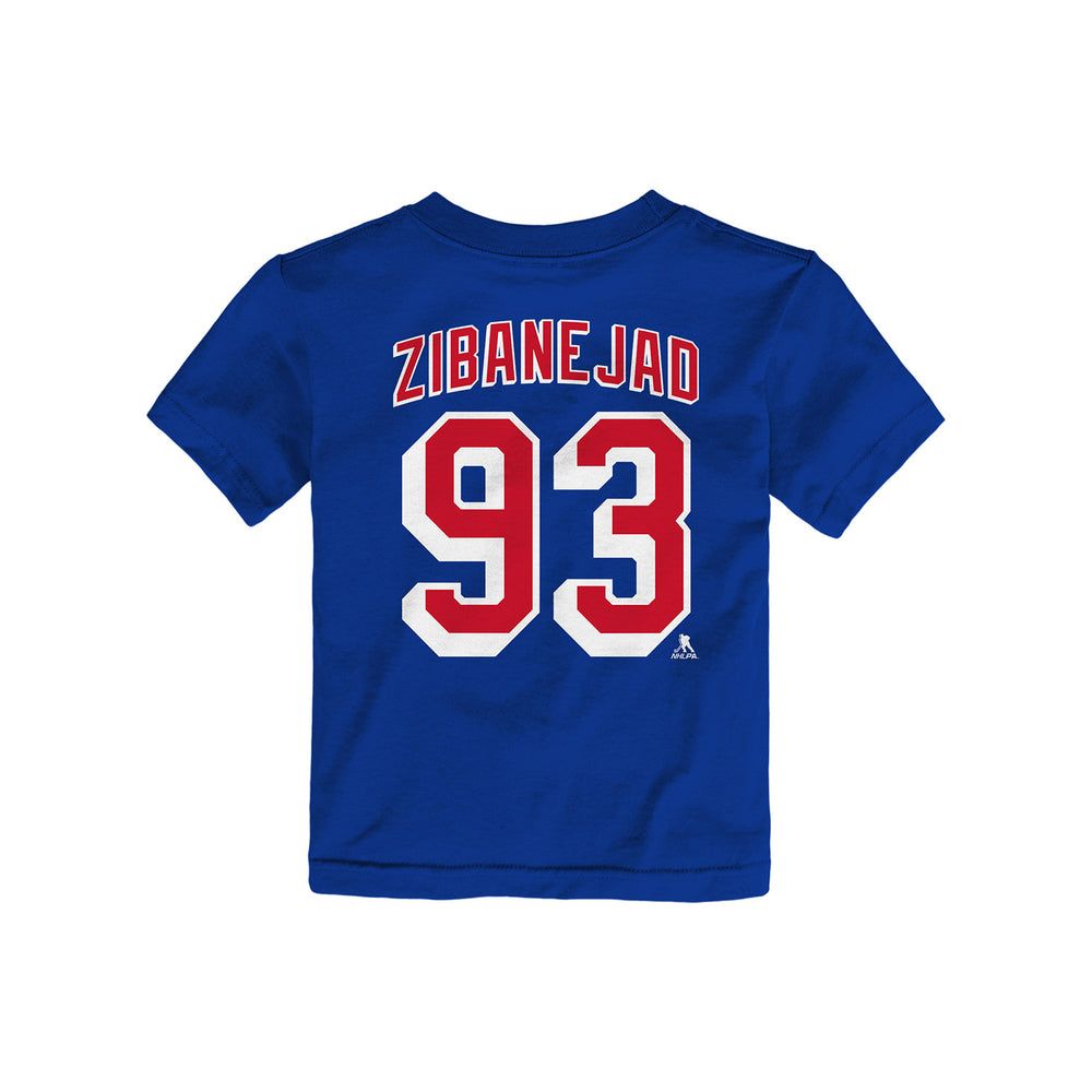 Men's Fanatics Branded Mika Zibanejad Blue New York Rangers Premier Breakaway Player Jersey