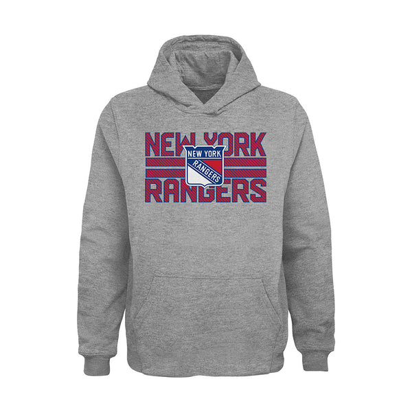 Youth Rangers Standard Fleece Sweatshirt in Grey - Front View