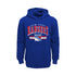 Youth Rangers MVP Pullover Hooded Sweatshirt in Blue - Front View