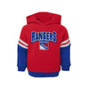 Kids Rangers Miracle on Ice Hoodie and Pant Set In Red & Blue - Hoodie Front View