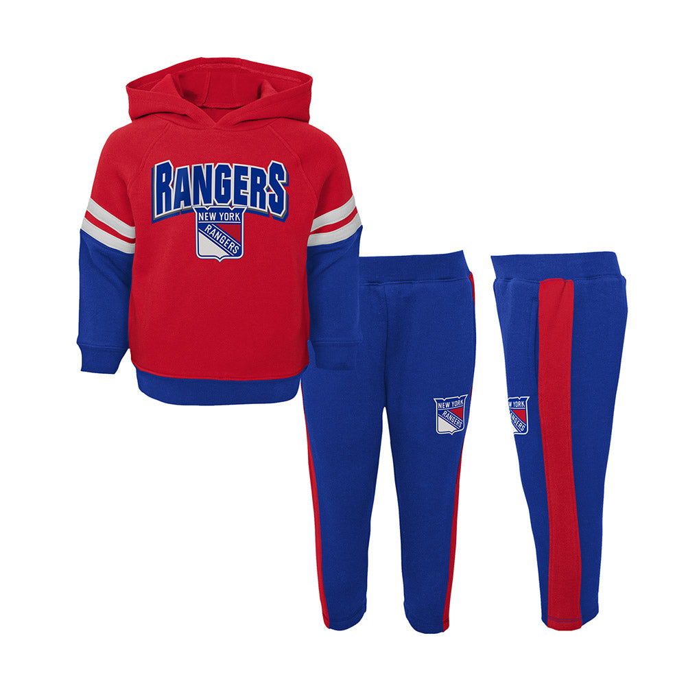 New York Rangers Ageless Revisited Pullover Hockey Hoodie - Youth