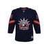 Youth Artemi Panarin Rangers Liberty Jersey in Black and Red - Front View