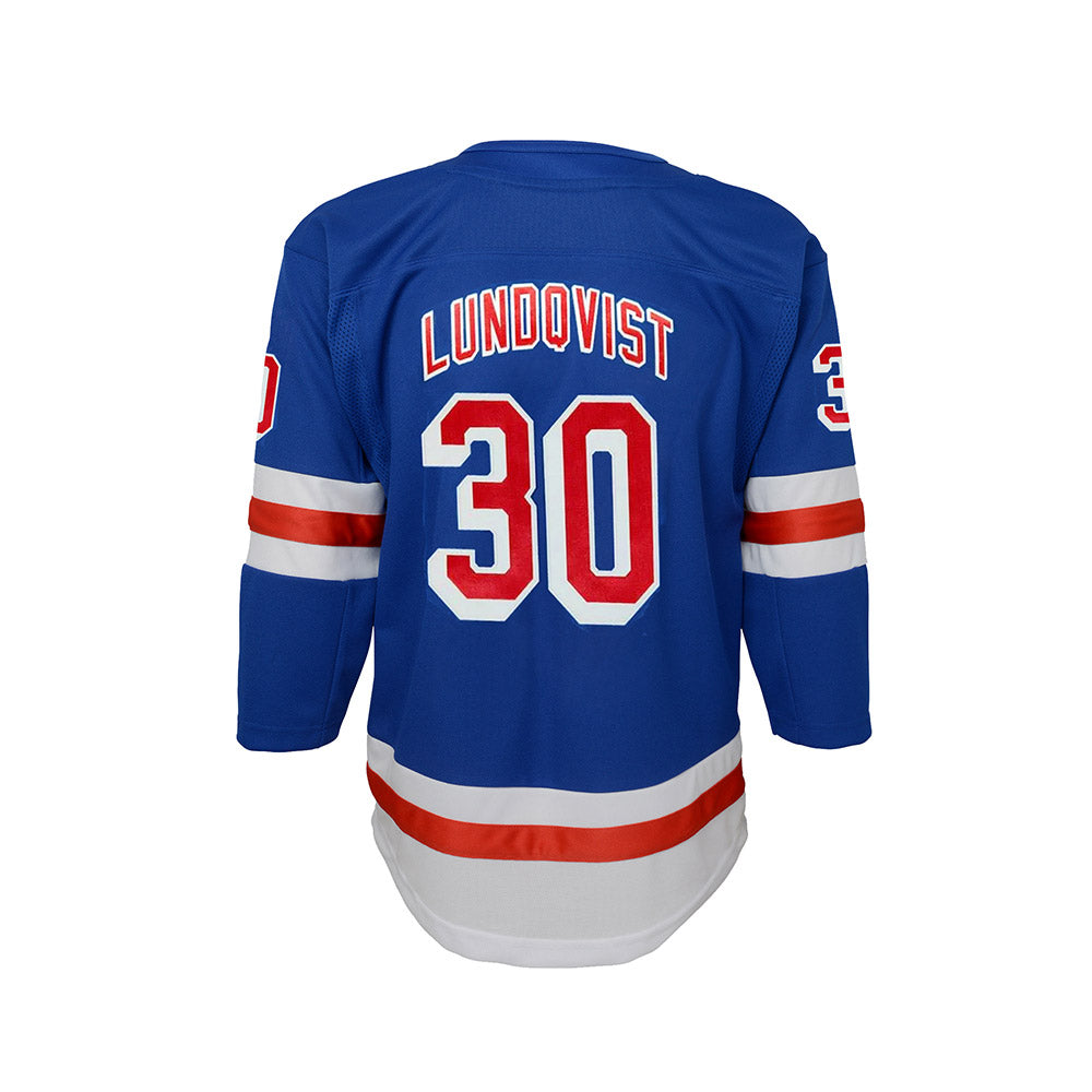  Henrik Lundqvist New York Rangers NHL Youth Blue Replica  Players Jersey (Youth Large/X-Large 14-20) : Clothing, Shoes & Jewelry