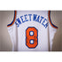 New York Knicks Sweetwater Movie Cast Autographed Custom Jersey In White - Zoom View On Back Signatures