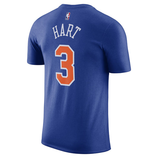 Josh Hart Nike Icon Name & Number Tee In Blue - Back View