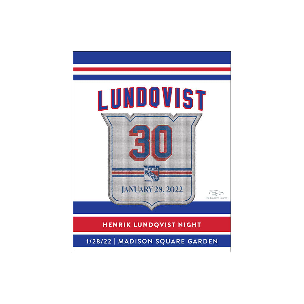 Henrik Lundqvist New York Rangers Jersey – Classic Authentics
