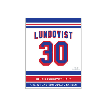 Rangers Official Lundqvist Night Patch in Multi-Color - View #2